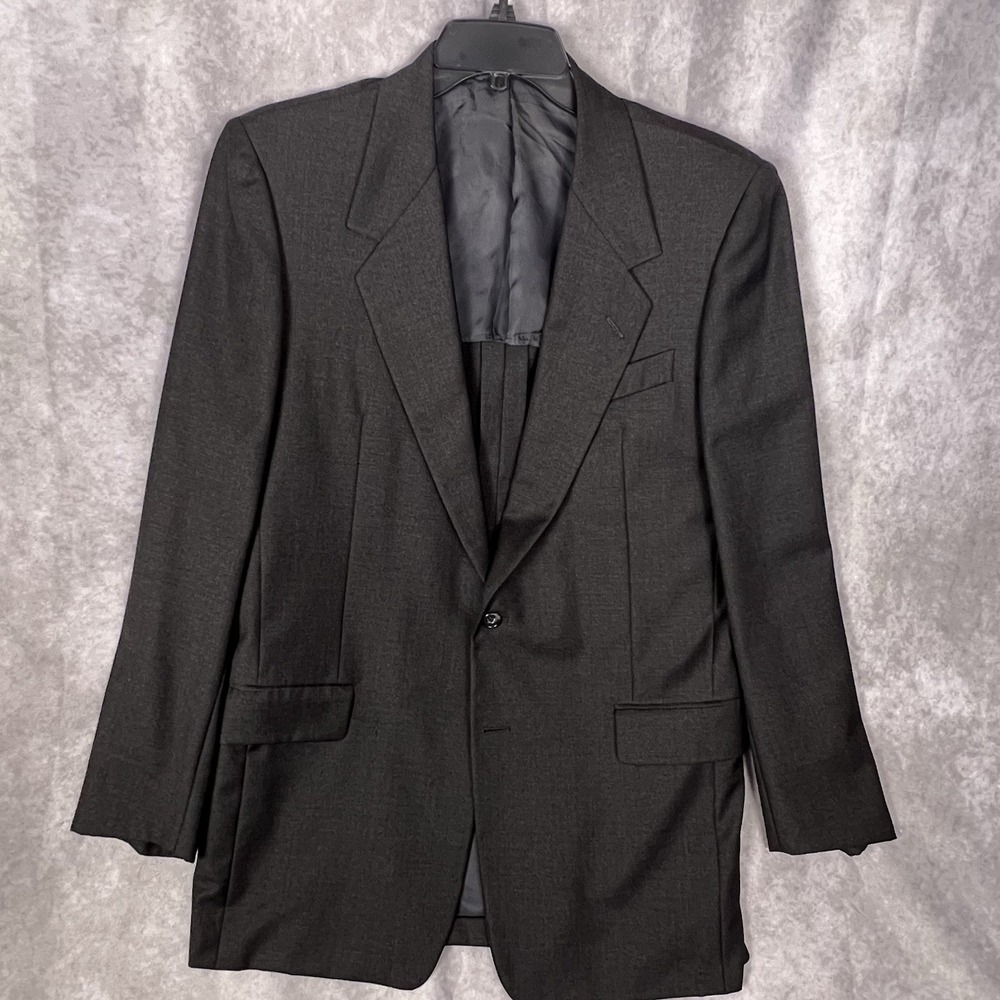 Hickey Freeman Blazer Men's 42R Gray Wool Sport Coat Jacket
